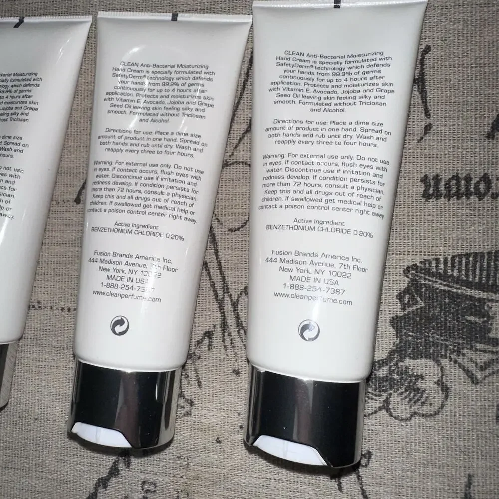 BRAND NEW CLEAN Lot Of 5 Tubes ORIGINAL Moisturizer Sanitation Hand Cream 2.5 Oz